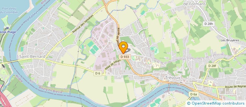 localisation de l'entreprise MADAME CASSANDRE GABOLDE  TREVOUX