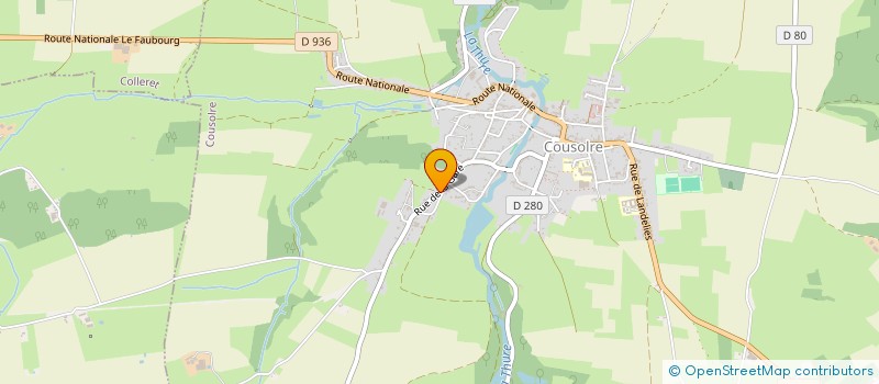 localisation de l'entreprise MADAME CASSANDRE GAMBIEZ  COUSOLRE