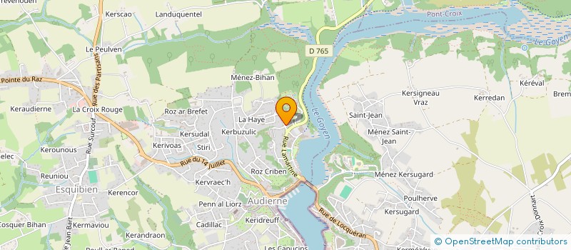 localisation de l'entreprise MADAME CASSANDRE GIRARD  AUDIERNE