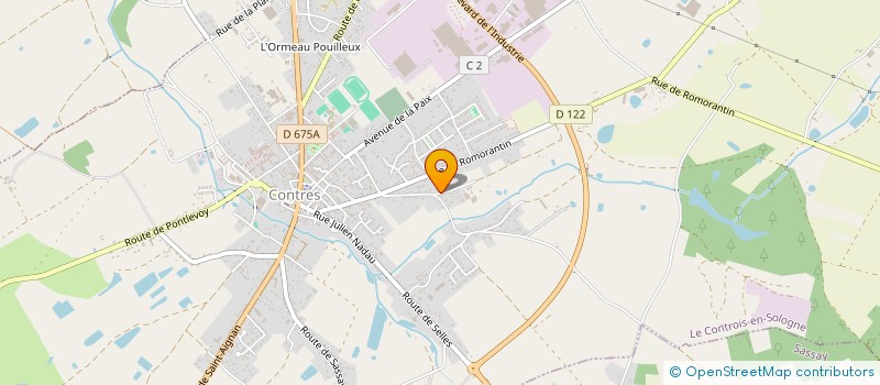 localisation de l'entreprise MADAME CASSANDRE GRESLE à LE CONTROIS-EN-SOLOGNE