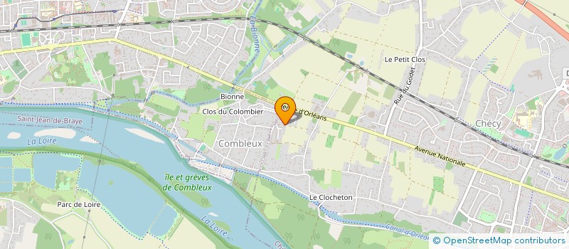 localisation de l'entreprise MADAME CASSANDRE GUIOT  CHECY