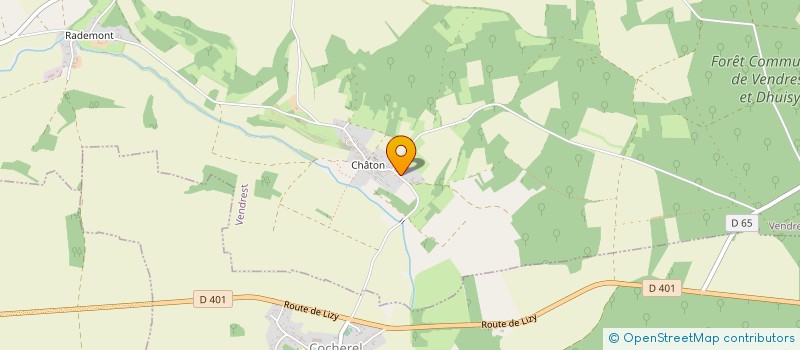 localisation de l'entreprise MADAME CASSANDRE HABERT  VENDREST