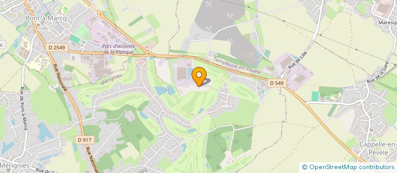 localisation de l'entreprise MADAME CASSANDRE HENAFF  MERIGNIES