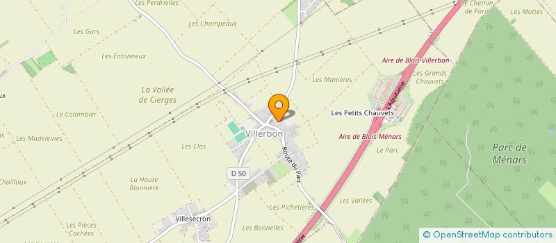 localisation de l'entreprise MADAME CASSANDRE HODEAU  VILLERBON