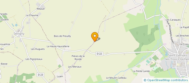 localisation de l'entreprise MADAME CASSANDRE JARRE  LEIGNE-SUR-USSEAU