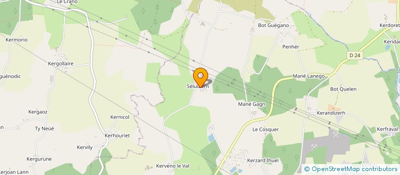 localisation de l'entreprise MADAME CASSANDRE KERZERHO à LANDEVANT
