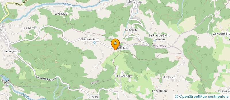 localisation de l'entreprise MADAME CASSANDRE LAMBERT  YZERON