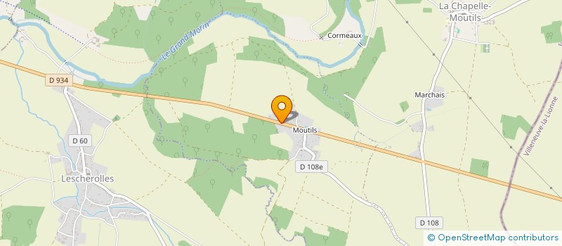 localisation de l'entreprise MADAME CASSANDRE LAMORY  LA CHAPELLE-MOUTILS