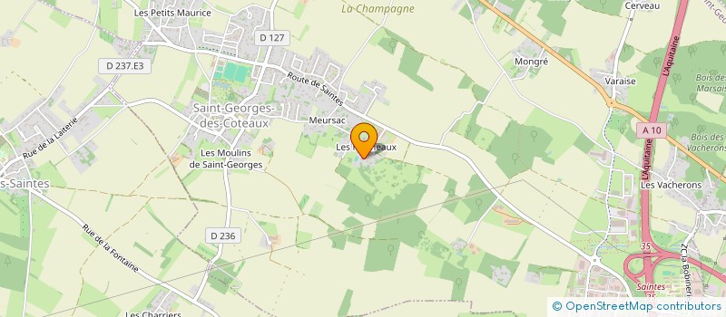 localisation de l'entreprise MADAME CASSANDRE LAUE  SAINT-GEORGES-DES-COTEAUX