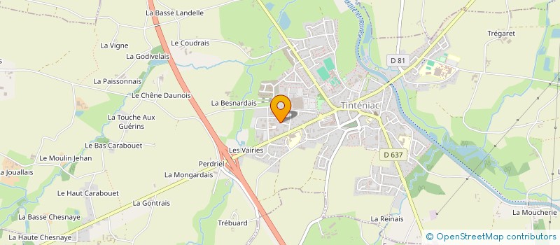 localisation de l'entreprise MADAME CASSANDRE LAURENT  TINTENIAC