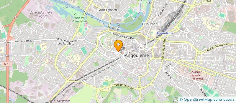localisation de l'entreprise MADAME CASSANDRE LEPOUREAU à ANGOULEME