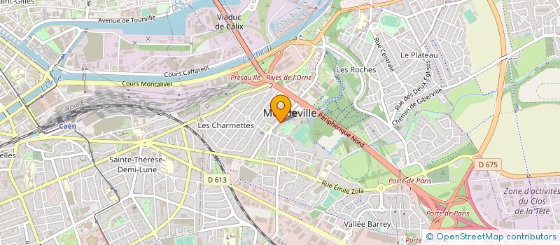 localisation de l'entreprise MADAME CASSANDRE LESCOUTRE  MONDEVILLE