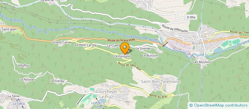 localisation de l'entreprise MADAME CASSANDRE LO-RE à COURCHEVEL