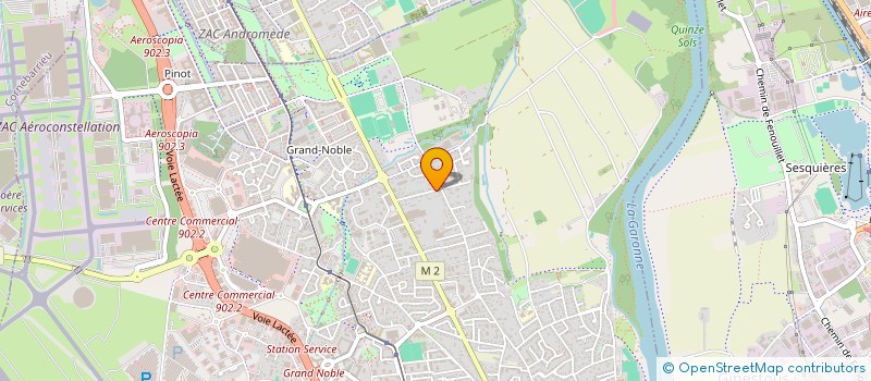 localisation de l'entreprise MADAME CASSANDRE MARTY  BLAGNAC