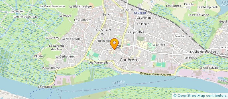 localisation de l'entreprise MADAME CASSANDRE MICHEAU à COUERON