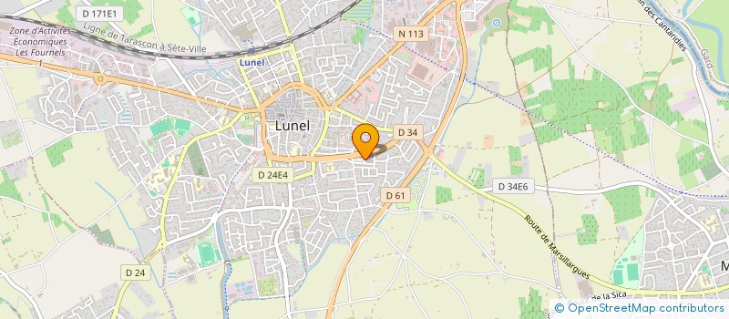 localisation de l'entreprise MADAME CASSANDRE NIGNOL  LUNEL