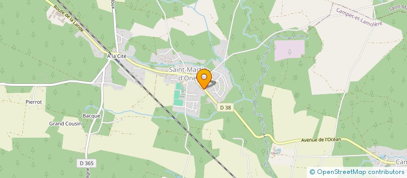 localisation de l'entreprise MADAME CASSANDRE NOEL  SAINT-MARTIN-D'ONEY