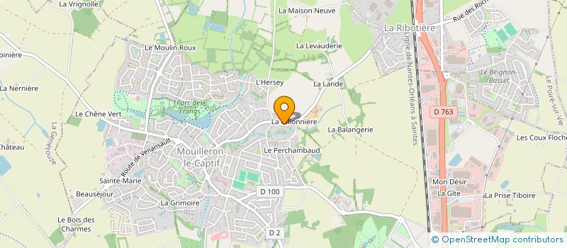 localisation de l'entreprise MADAME CASSANDRE PASQUIER à MOUILLERON-LE-CAPTIF