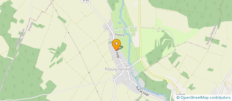 localisation de l'entreprise MADAME CASSANDRE ROMANELLI  THOURY-FEROTTES