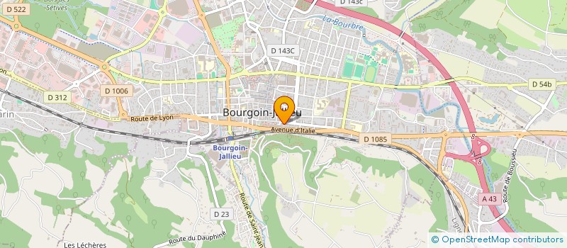 localisation de l'entreprise MADAME CASSANDRE SALTINI  BOURGOIN-JALLIEU