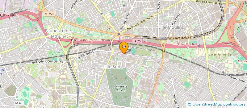 localisation de l'entreprise MADAME CASSANDRE VERDIER à LILLE