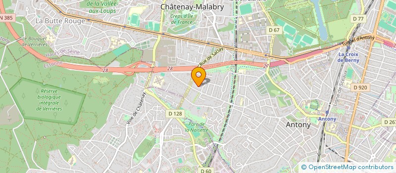 localisation de l'entreprise MADAME CASSANDRE VINATIER à ANTONY