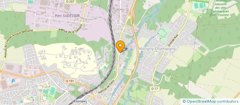 localisation de l'entreprise MADAME CASSENEDRA TREPORT  ETAMPES