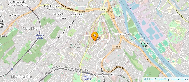 localisation de l'entreprise MADAME CASSIA DE MARCO CANTANHEDE  MARLY-LE-ROI