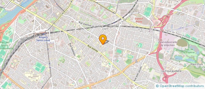 localisation de l'entreprise MADAME CASSIA PEREIRA  ANGERS