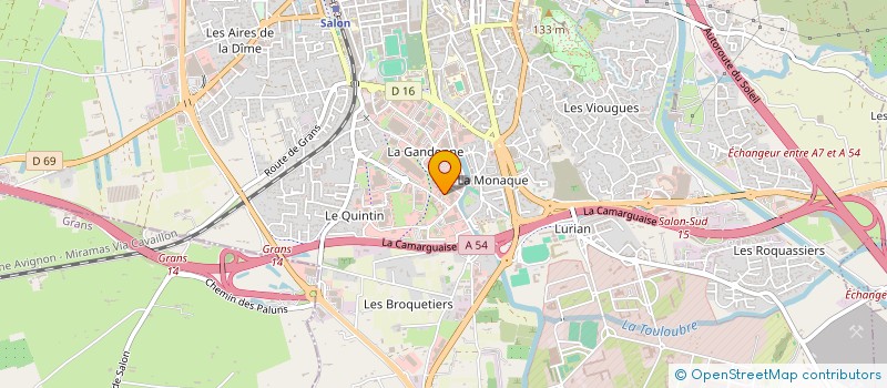 localisation de l'entreprise MADAME CASSIA PONSOLLE  SALON-DE-PROVENCE