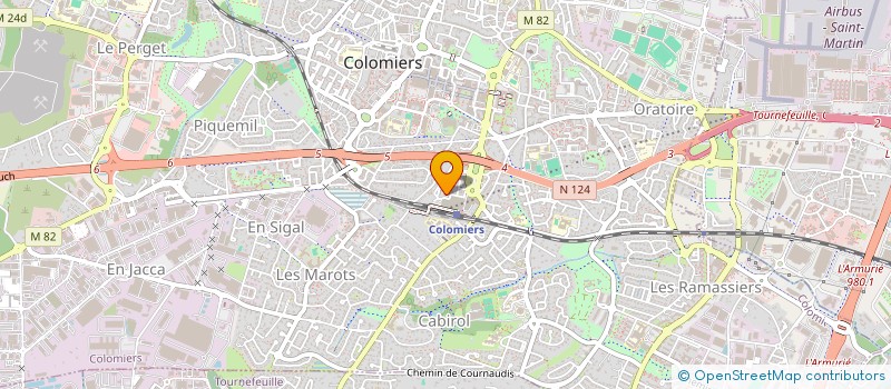 localisation de l'entreprise MADAME CASSIDY DA à COLOMIERS