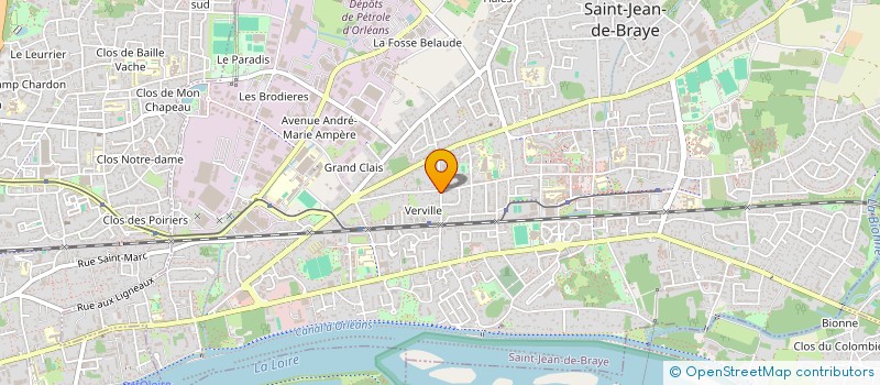 localisation de l'entreprise MADAME CASSIE KERMABON à SAINT-JEAN-DE-BRAYE