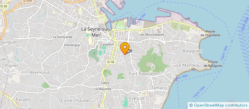 localisation de l'entreprise MADAME CASSIE MAIGRET à LA SEYNE-SUR-MER