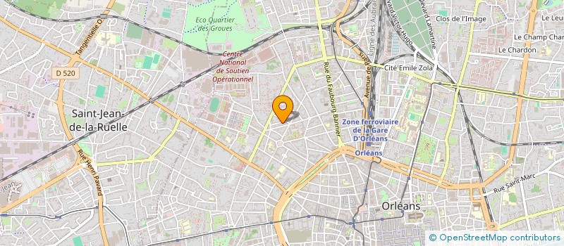 localisation de l'entreprise MADAME CASSIE MARTIN  ORLEANS