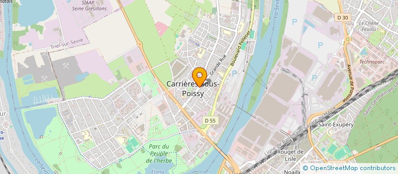 localisation de l'entreprise MADAME CASSIE SCORTICATI  CARRIERES-SOUS-POISSY