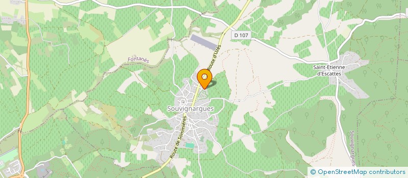 localisation de l'entreprise MADAME CASSIOPEE BABAKAN  SOUVIGNARGUES