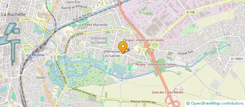 localisation de l'entreprise MADAME CASSIOPEE ROULOFF  LA ROCHELLE