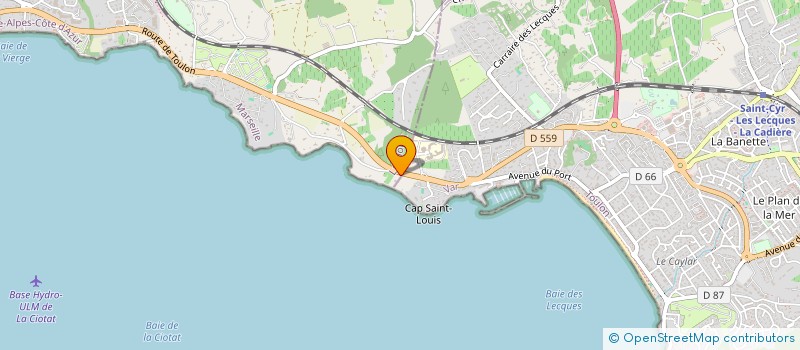 localisation de l'entreprise MADAME CASSY AURIC  LA CIOTAT