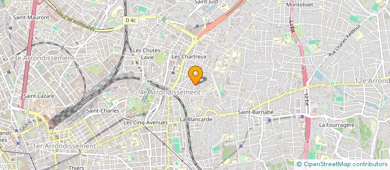 localisation de l'entreprise MADAME CASSY JOUAHIR à MARSEILLE
