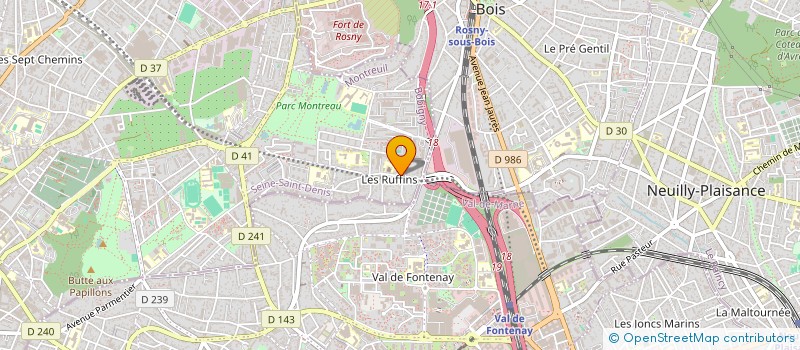 localisation de l'entreprise MADAME CASTELLA SAMBOUI à MONTREUIL