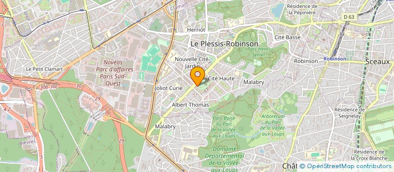 localisation de l'entreprise MADAME CATALINA CASANOVA  LE PLESSIS-ROBINSON