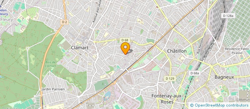 localisation de l'entreprise MADAME CATALINA DAMANESCU FAUCQUENOY à CLAMART