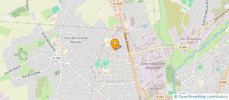 localisation de l'entreprise MADAME CATALINA DAVID à CHAUNY