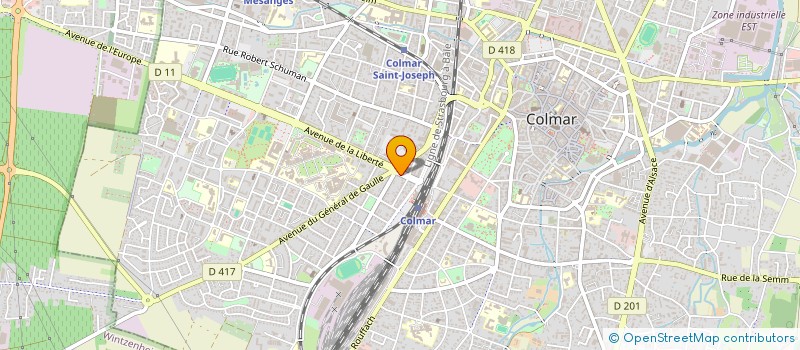 localisation de l'entreprise MADAME CATALINA GUTIERREZ  COLMAR