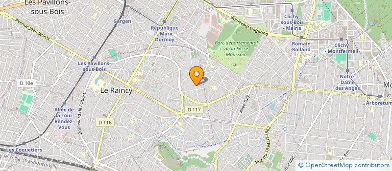 localisation de l'entreprise MADAME CATALINA MAN  LE RAINCY