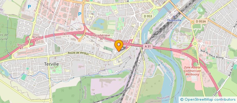 localisation de l'entreprise MADAME CATALINA MARTIN BENITEZ  THIONVILLE