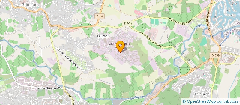 localisation de l'entreprise MADAME CATALINA MOISA  GRIMAUD