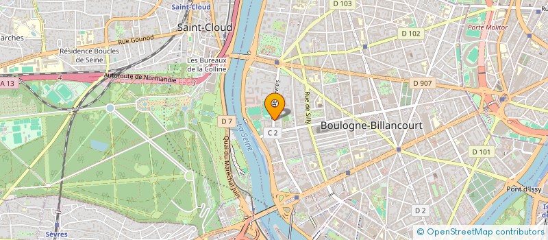 localisation de l'entreprise MADAME CATALINA TIU  BOULOGNE-BILLANCOURT