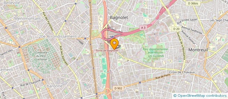 localisation de l'entreprise MADAME CATALINE KWIEK  BAGNOLET