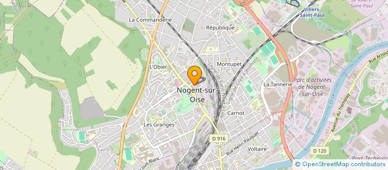 localisation de l'entreprise MADAME CATARINA ARTUR  NOGENT SUR OISE